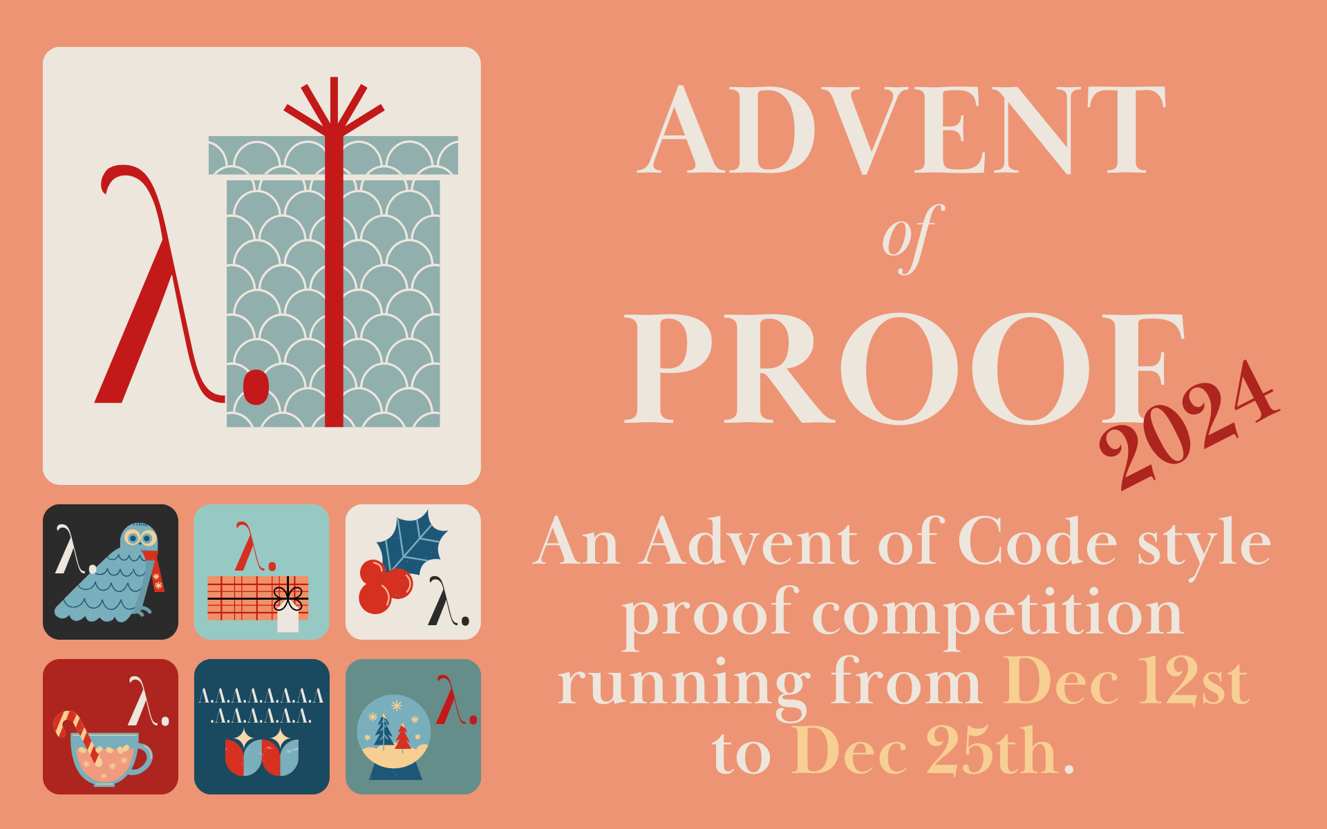 Advent of Proof 2024 Edition!